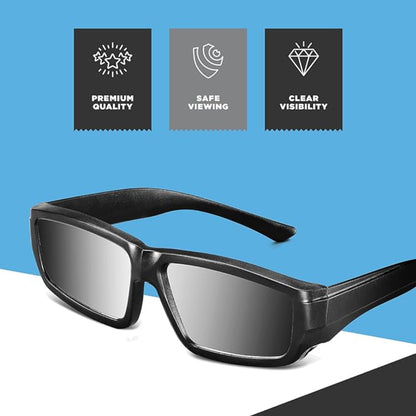 Solar Eclipse Glasses Plastic AAS Approved 2024 (2/8/18/48 Pack) CE, ISO Certified Safe for Direct Sun Viewing